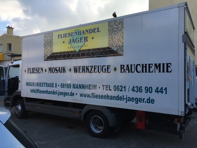 Werbetechnik Arbeitsprobe